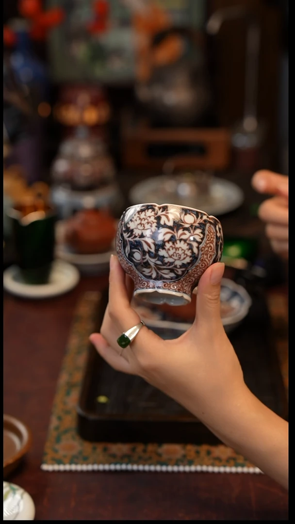 正萌堂玉兰杯 景德镇陶瓷