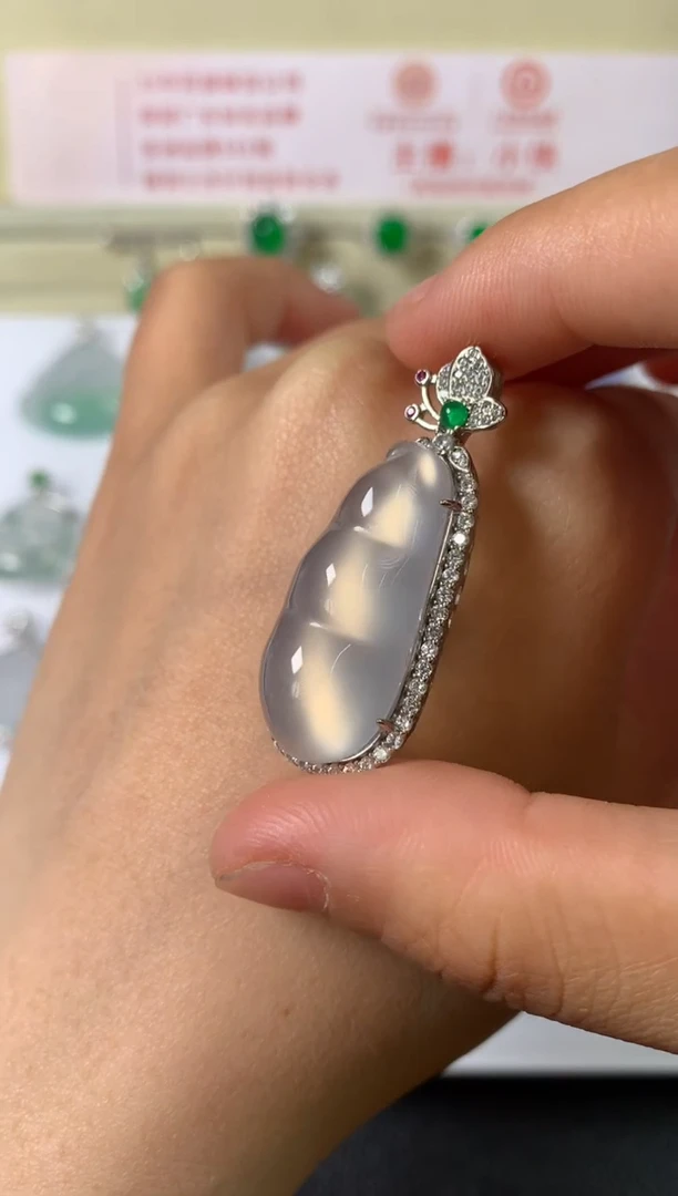 银S925镶嵌吊坠(不含链)玛瑙/玉髓吊坠