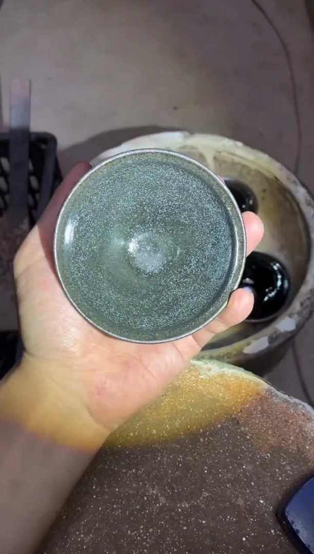 茶盏真柴烧建盏换点柴火
