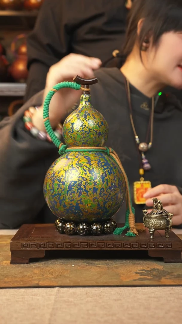 【闪购商品】437大漆葫芦一物一拍记葫堂出品