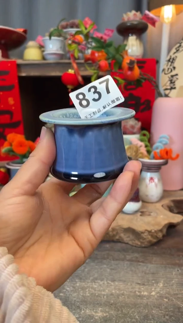 【闪购商品】摆件837知木小芳花盆