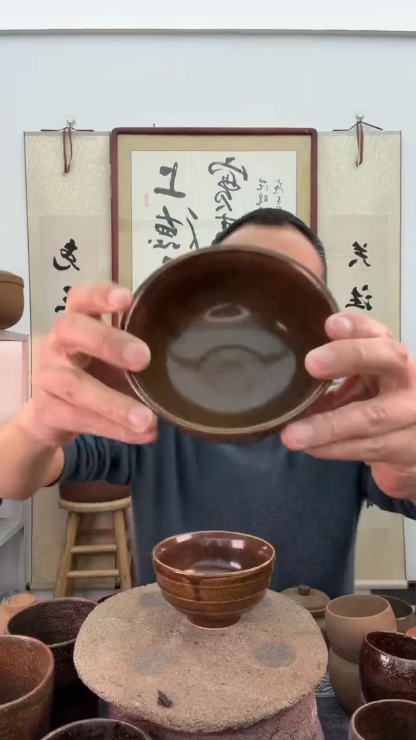 釉色碗拍1发2非遗技艺230毫升