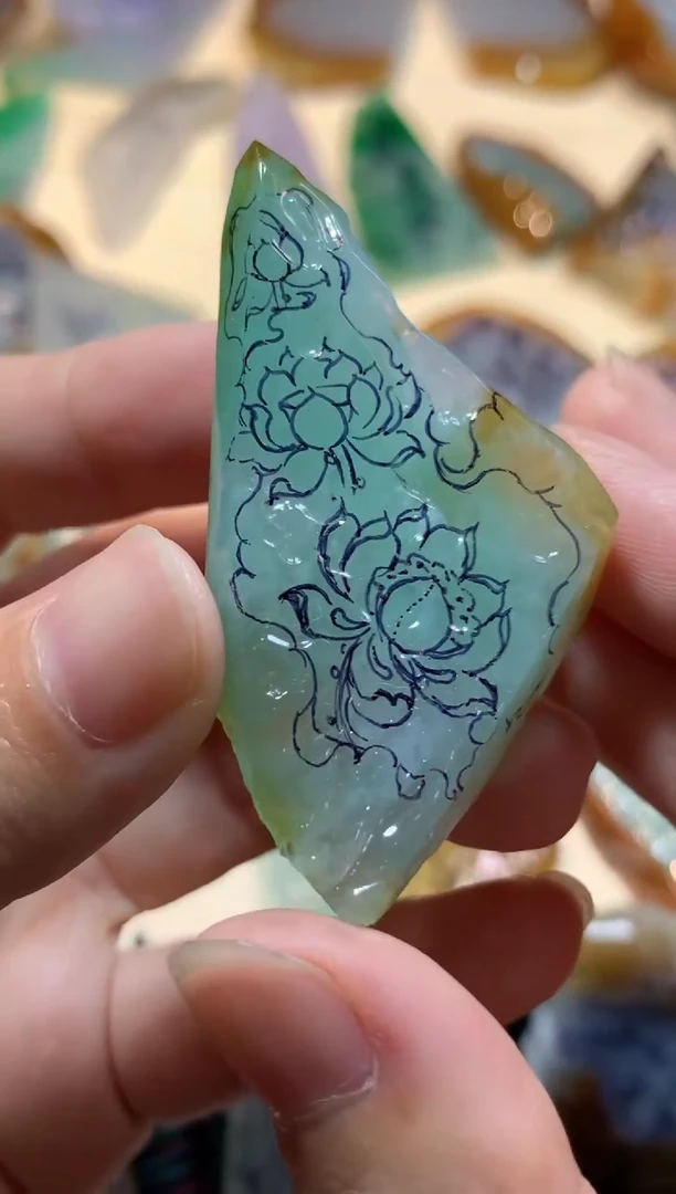 未镶嵌定制翡翠吊坠包工不退换