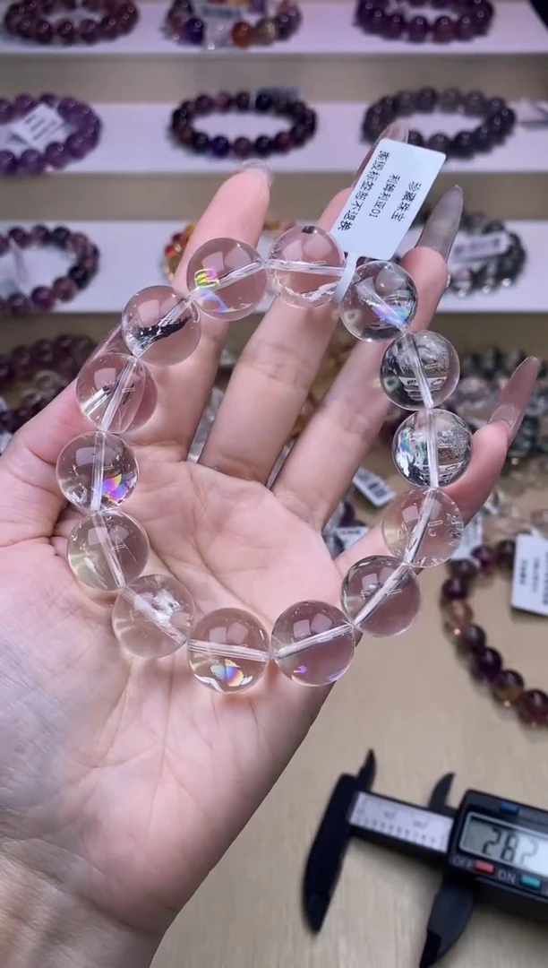 水晶手串未镶嵌利姆利亚16m+