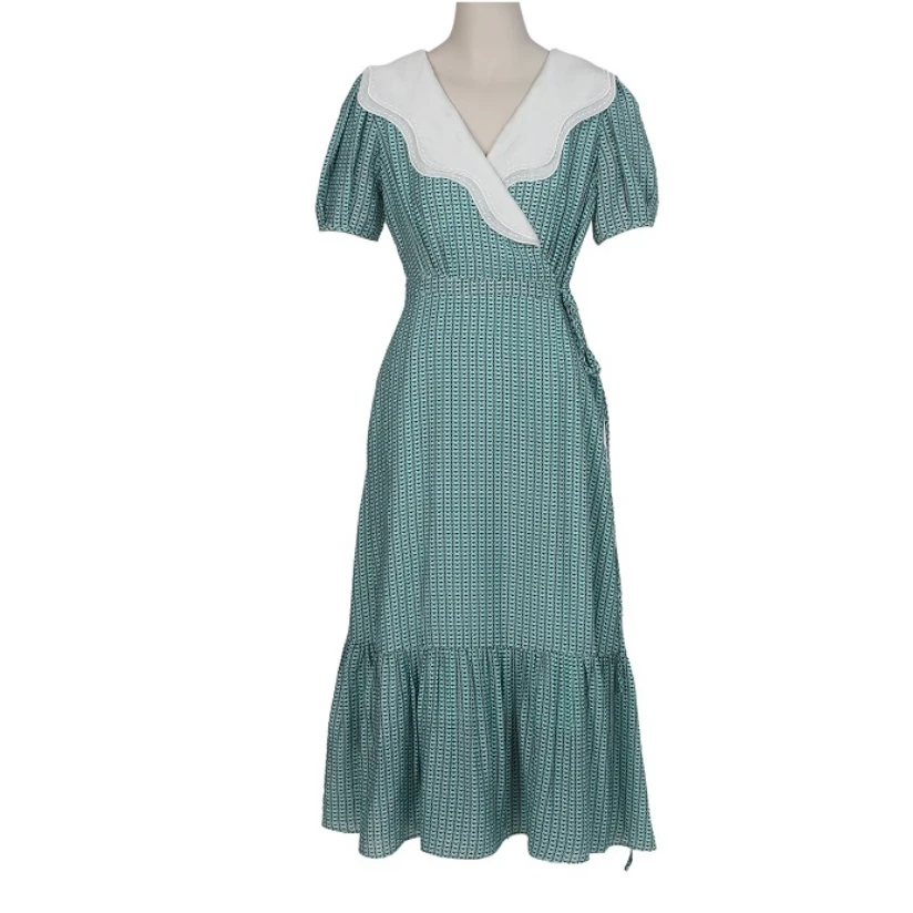 【小熊专属】卡蔓CARMEN商场同款复古花料连衣裙CR2COP363