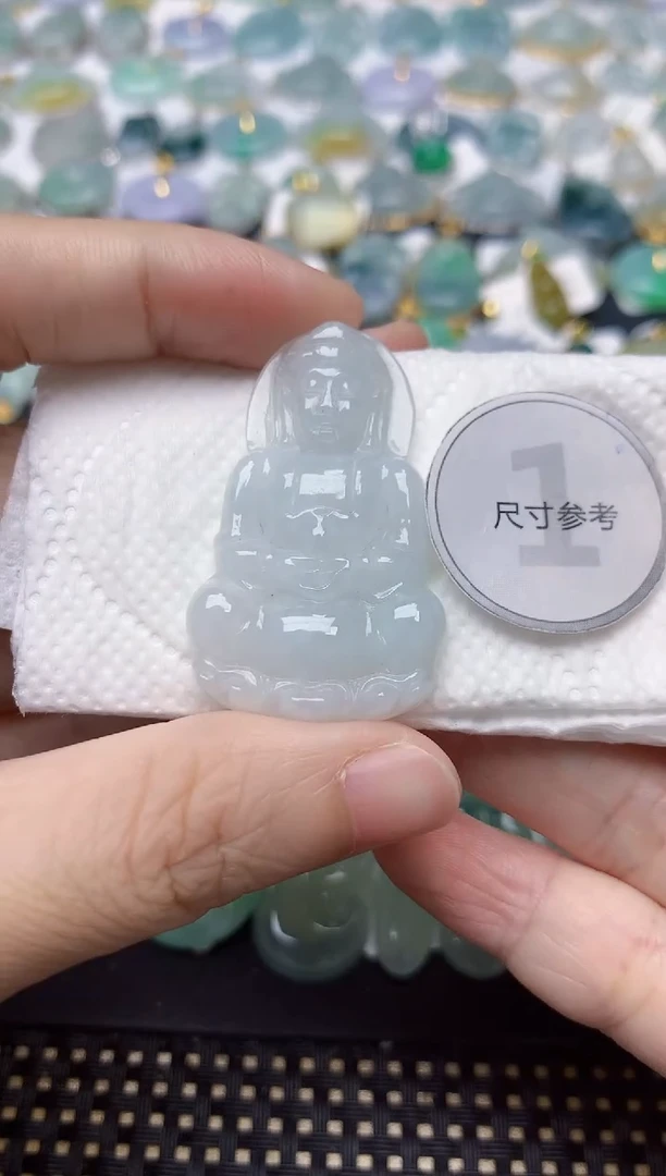 颈饰未镶嵌翡翠天然缅甸A货翡翠