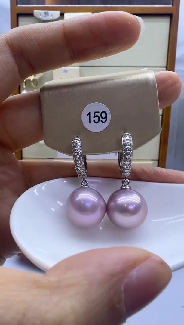 未镶嵌耳饰淡水珍珠159