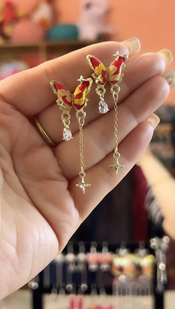 织绣艺枝独绣老绣饰品475