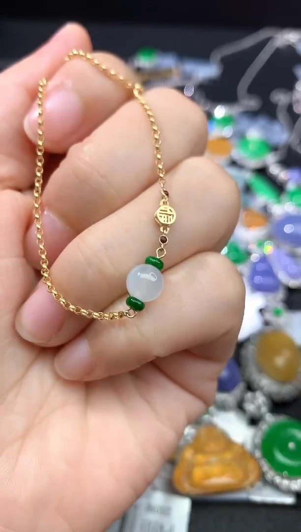 未镶嵌手链翡翠手链