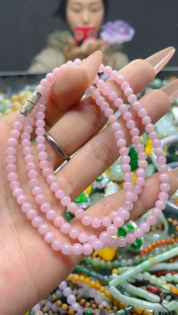 颈饰未镶嵌翡翠4MM