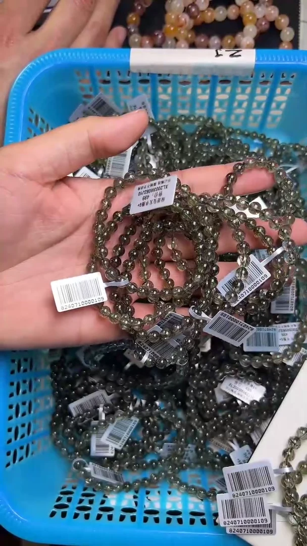 【闪购商品】水晶手链未镶嵌XL2003约6mm多样性发一件