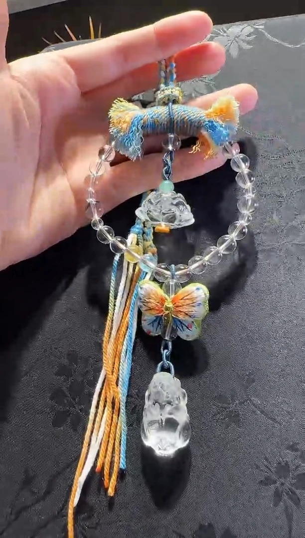 未镶嵌手链水晶莲花