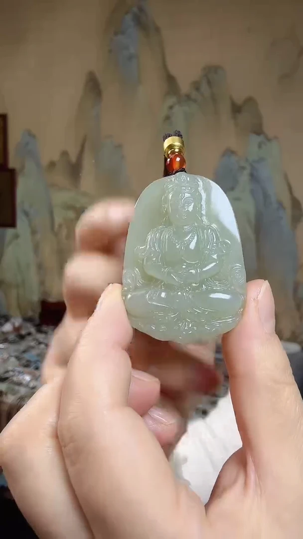 颈饰未镶嵌和田玉.