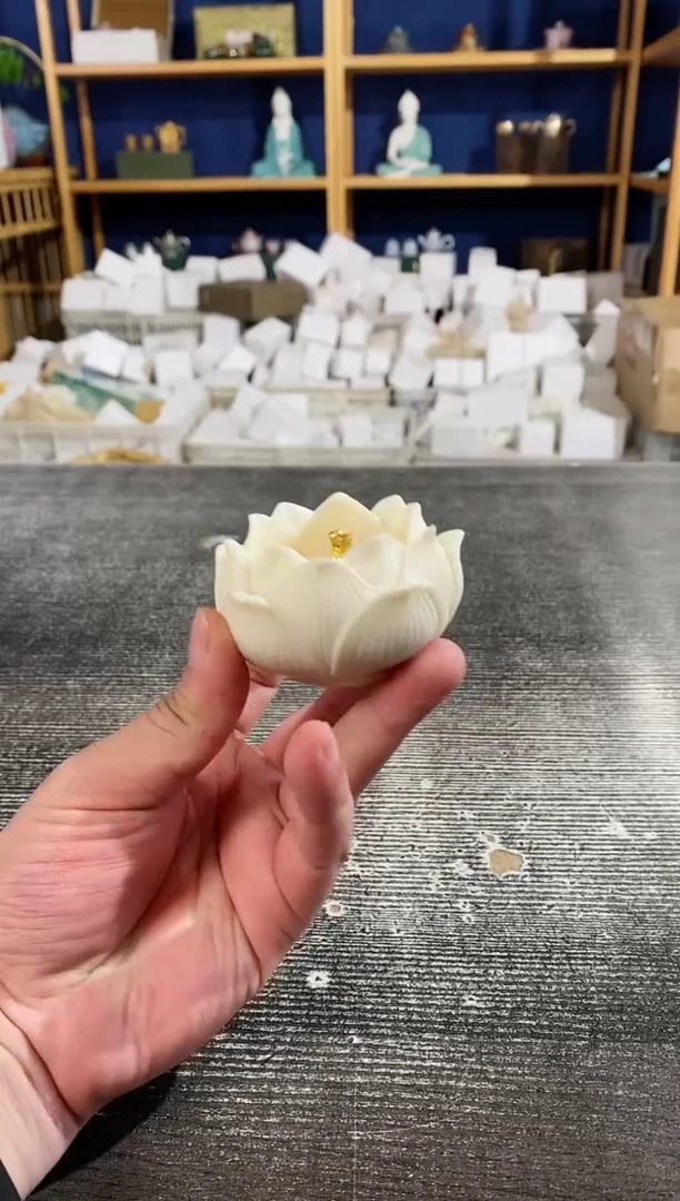 【闪购商品】其他象牙果莲花底座香炉