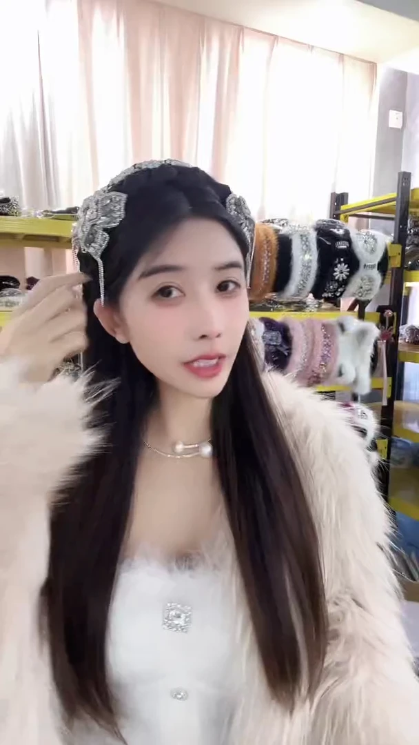 合金布艺简约蝴蝶款