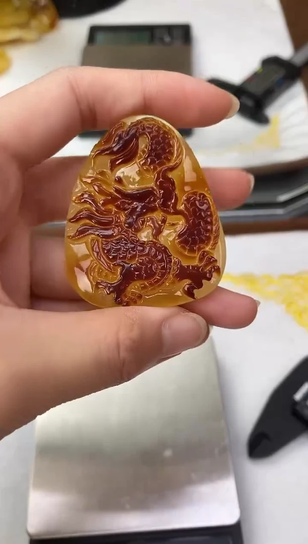 裸石琥珀未镶嵌天然琥珀蜜蜡