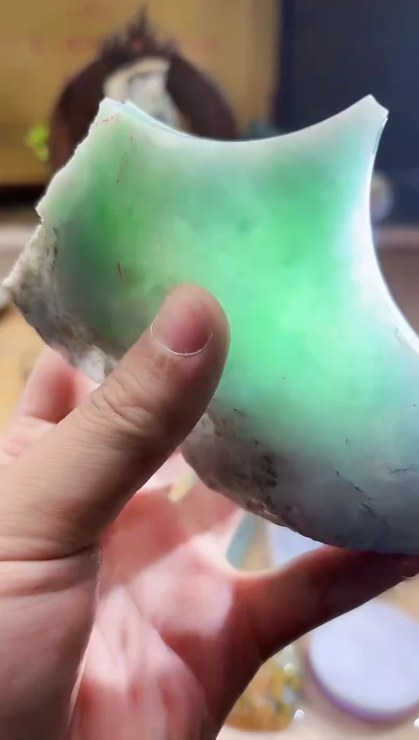 翡翠挂件未镶嵌A货张麦1403