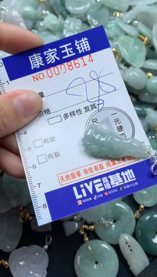 颈饰未镶嵌翡翠8614