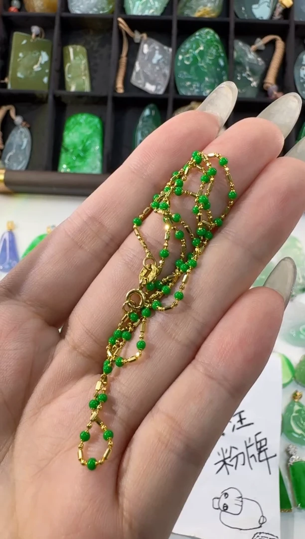 银S925镶嵌查罗石链子奔****?链子