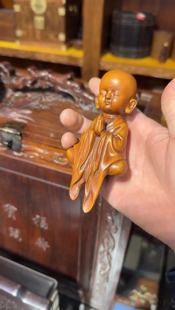 木木头款黄杨沙弥158