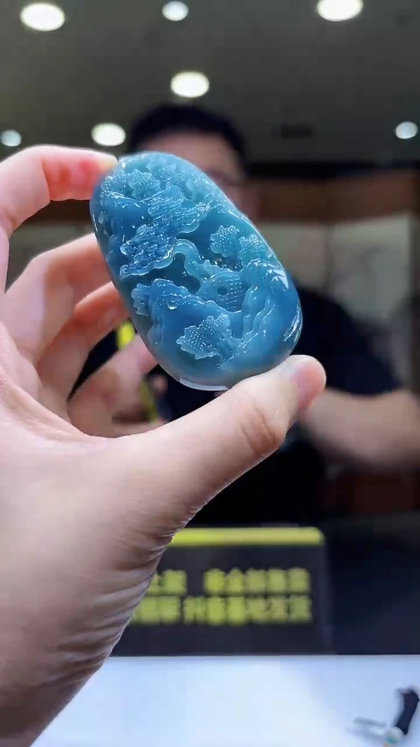 定制翡翠未镶嵌17/0622/Z/发其一件/山水