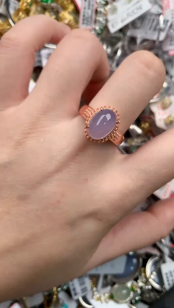 未镶嵌戒指翡翠222             4