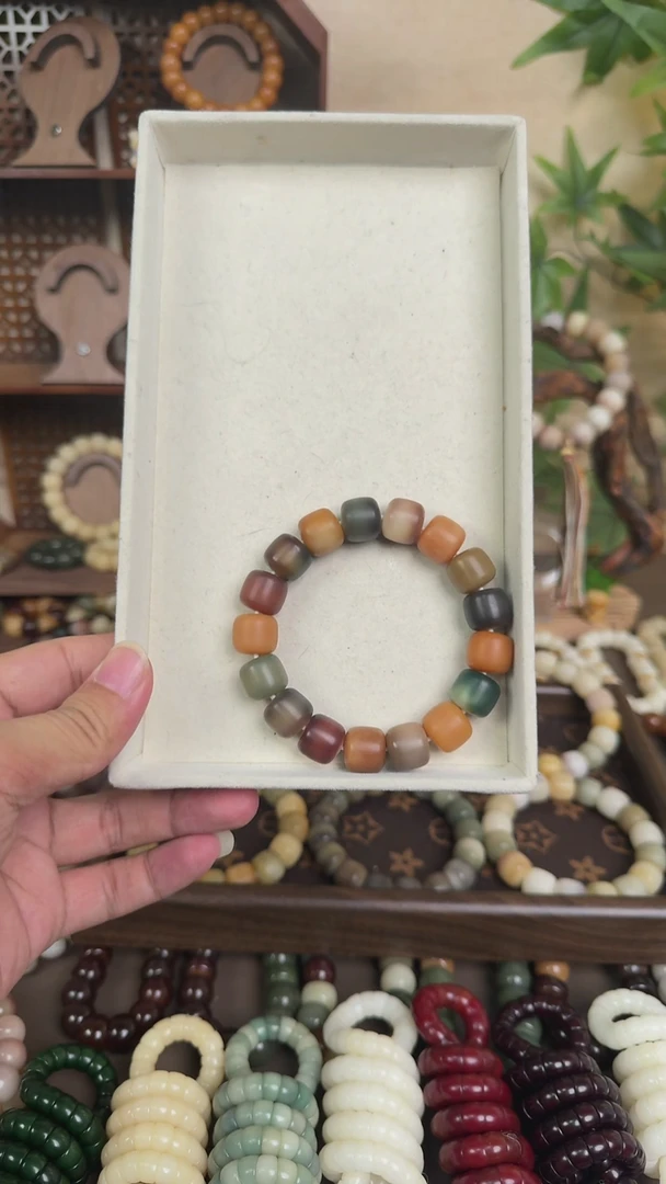 吊坠菩提根/象牙果多宝干磨桶珠