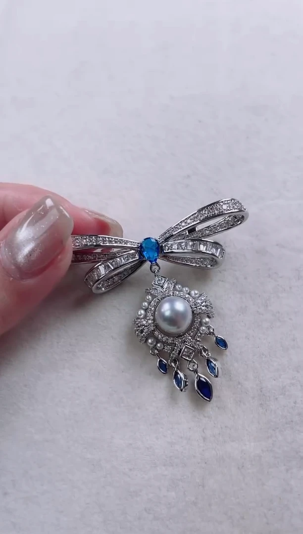 【闪购商品】海水珍珠胸针未镶嵌S513