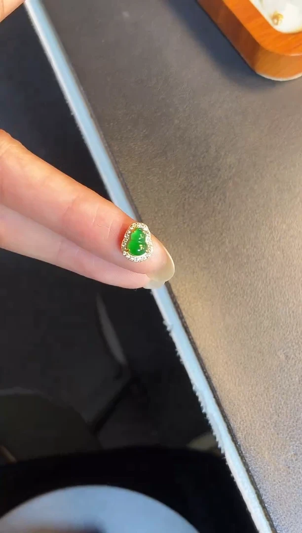 吊坠(不含链)银S925镶嵌翡翠1