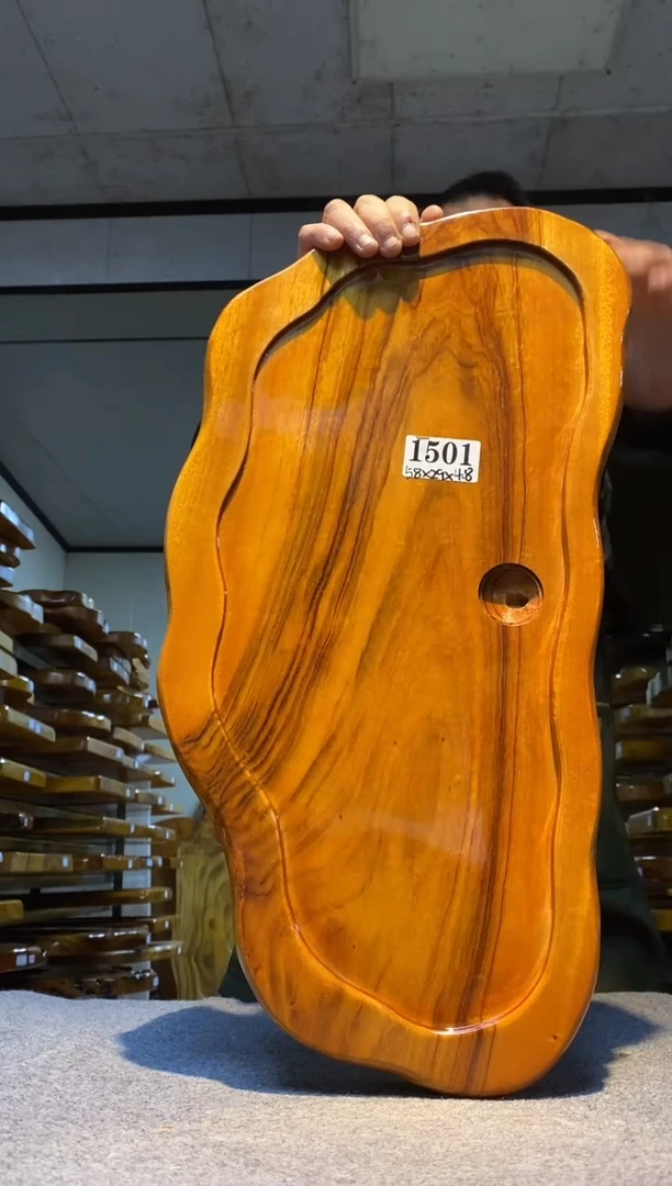 实木茶盘 一物一拍（不含配件）