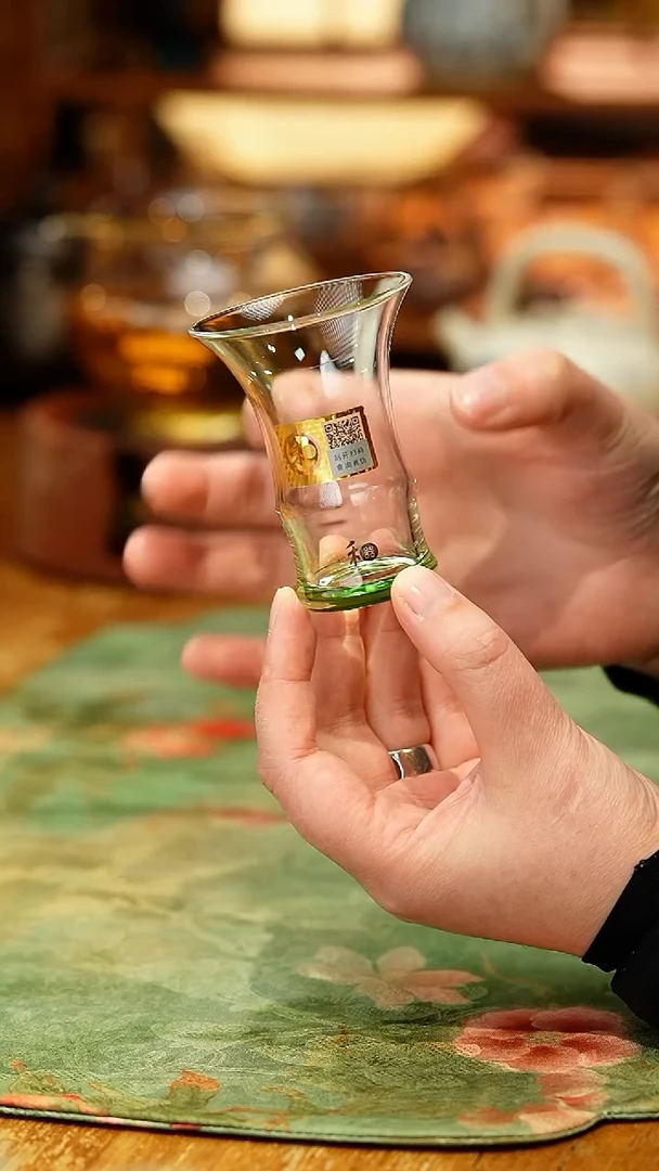 【闪购商品】禾器/晶彩君悦单杯/湖绿