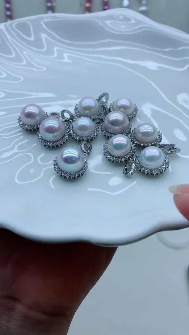 淡水珍珠未镶嵌吊坠(不含链)淡水珍珠吊坠多样性发其一