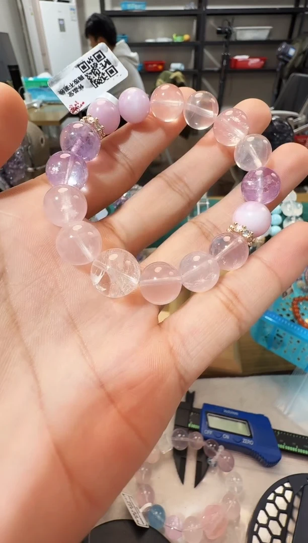 未镶嵌手链水晶晶1295 约12-13mm