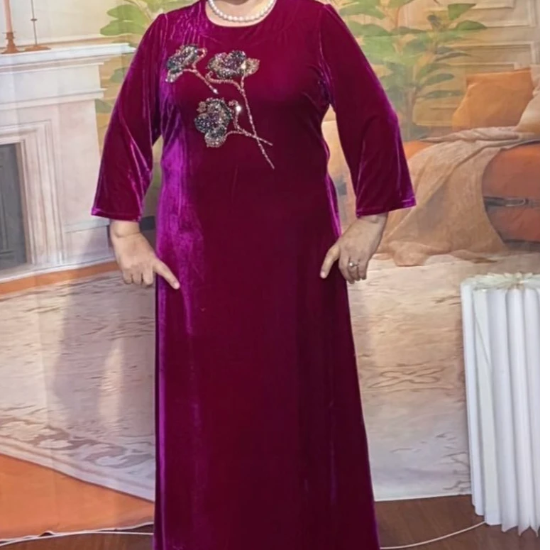 丹宁风长裙网红秋冬长袖连衣裙H型裙秋季国风复古