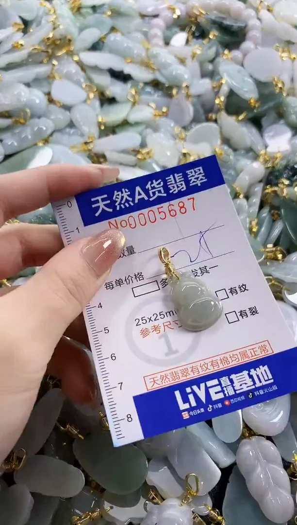 颈饰未镶嵌翡翠天然A货翡翠