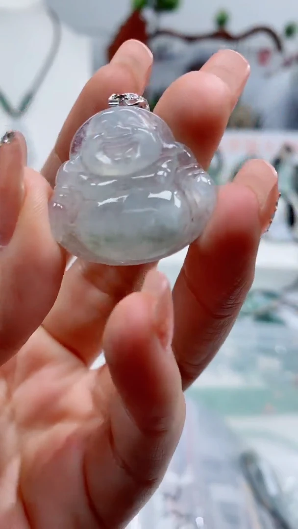 翡翠银S925镶嵌颈饰吊坠