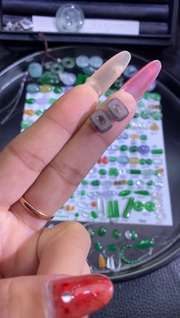 未镶嵌挂件翡翠扣子