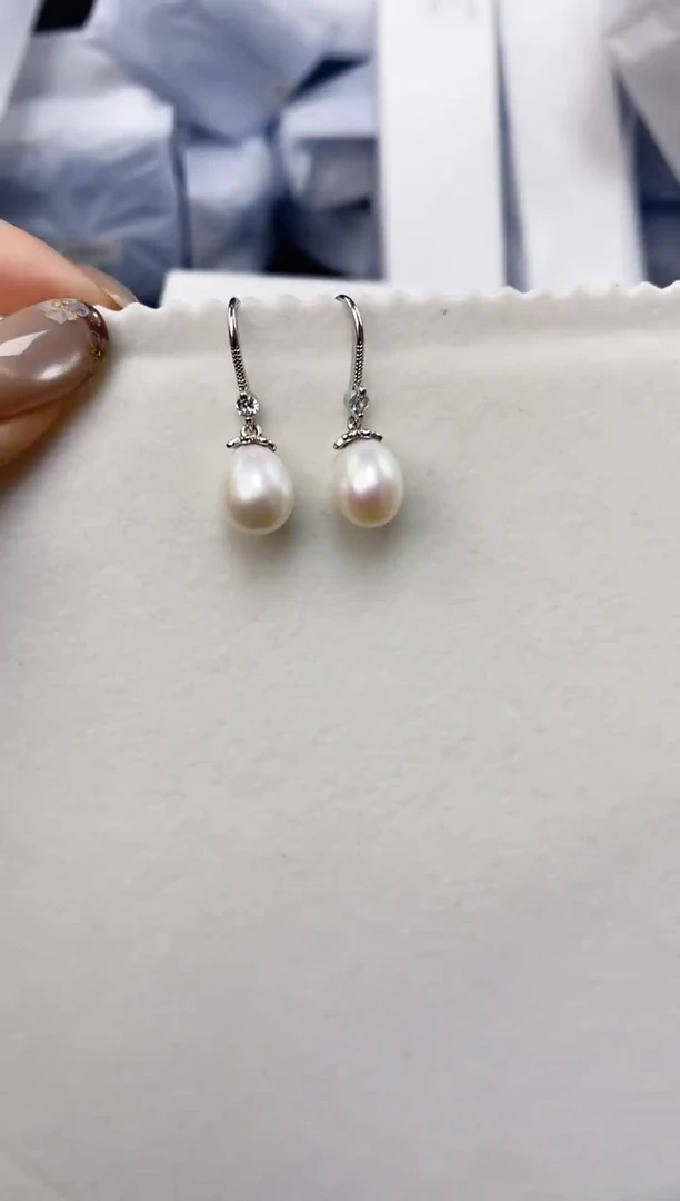 未镶嵌耳饰淡水珍珠ED1048
