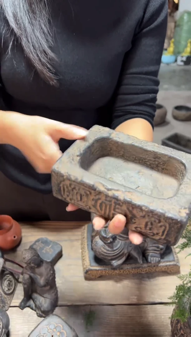 陶土【火山泥】福字汉砖