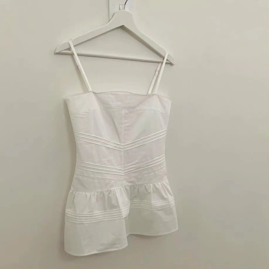 5751·DD# 花苞吊带 ins极简叠穿百搭花苞吊带·