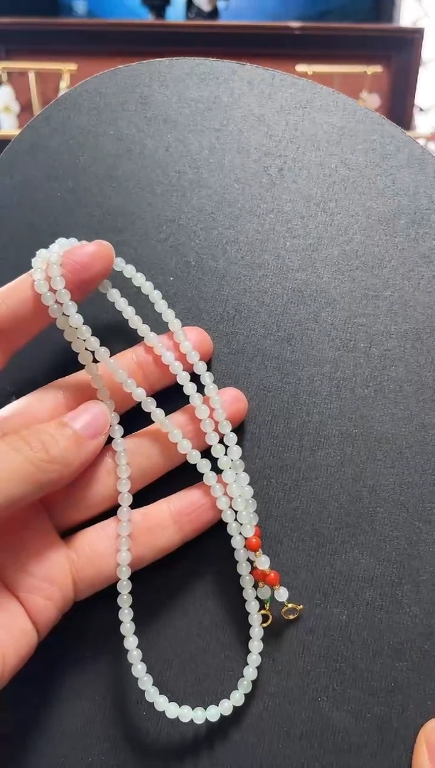 和田玉未镶嵌颈饰项链