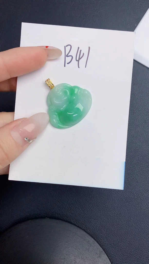 【闪购商品】翡翠颈饰18K金镶嵌00000000000