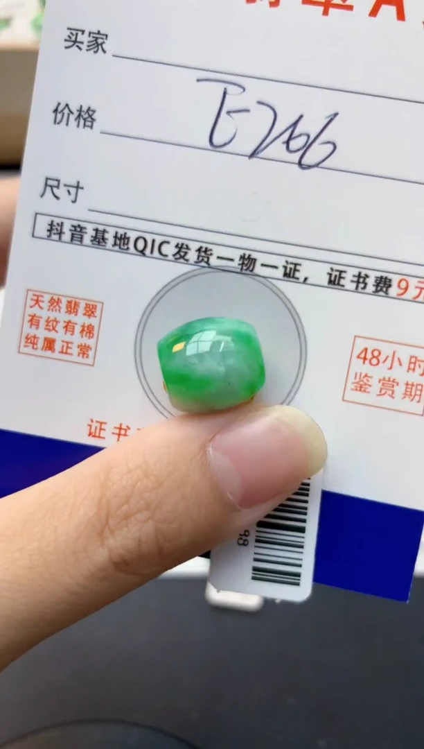颈饰未镶嵌翡翠天然缅甸A货翡翠百元以上9元证书费自理