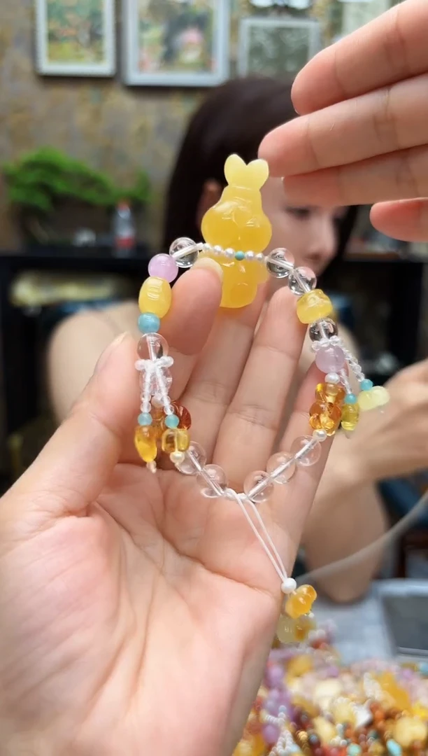 手串琥珀未镶嵌琥珀【  手串  】多样性发一