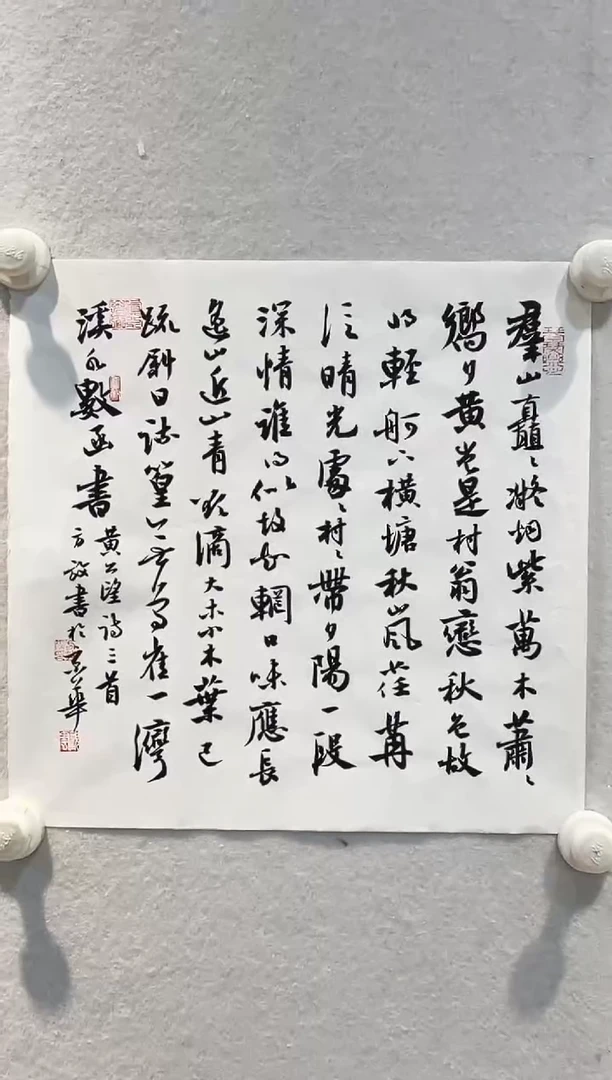 书法Y-方老师书法作品-1平尺多字