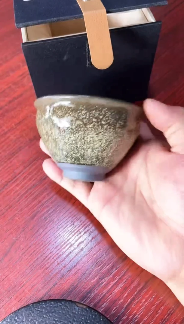 茶盏91叶紫建盏叶紫