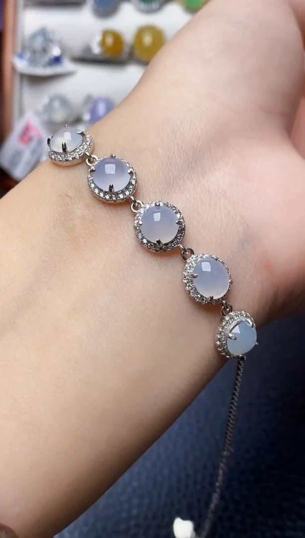 银S925镶嵌戒指翡翠1013