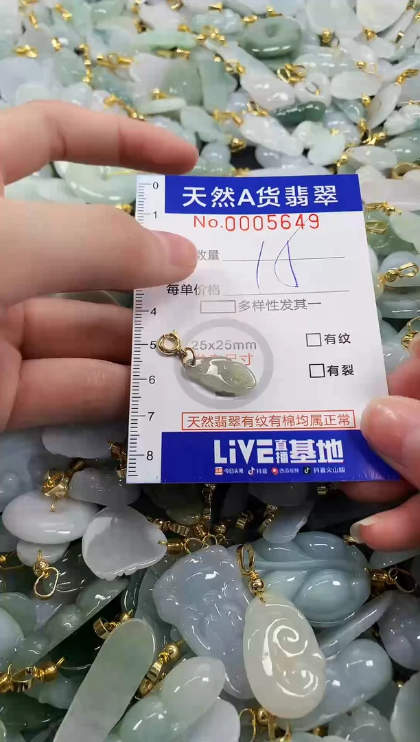 颈饰未镶嵌翡翠天然a货翡翠