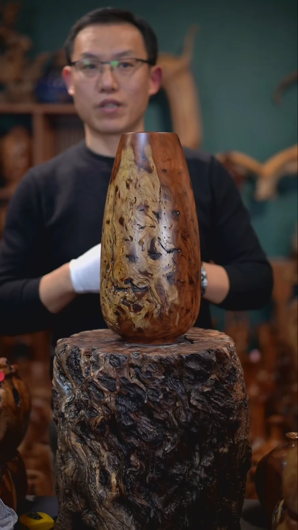 【闪购商品】枣木雷击枣木水滴瓶