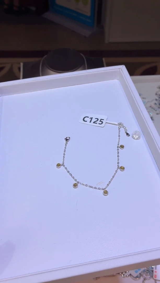 水晶手链银S925镶嵌多样性发一C125